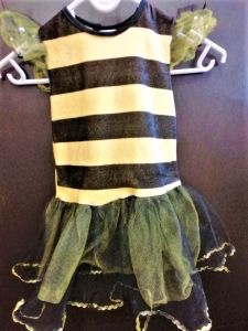 Kids Costumes to Hire - Bumble Bee leotard dress - SMALL